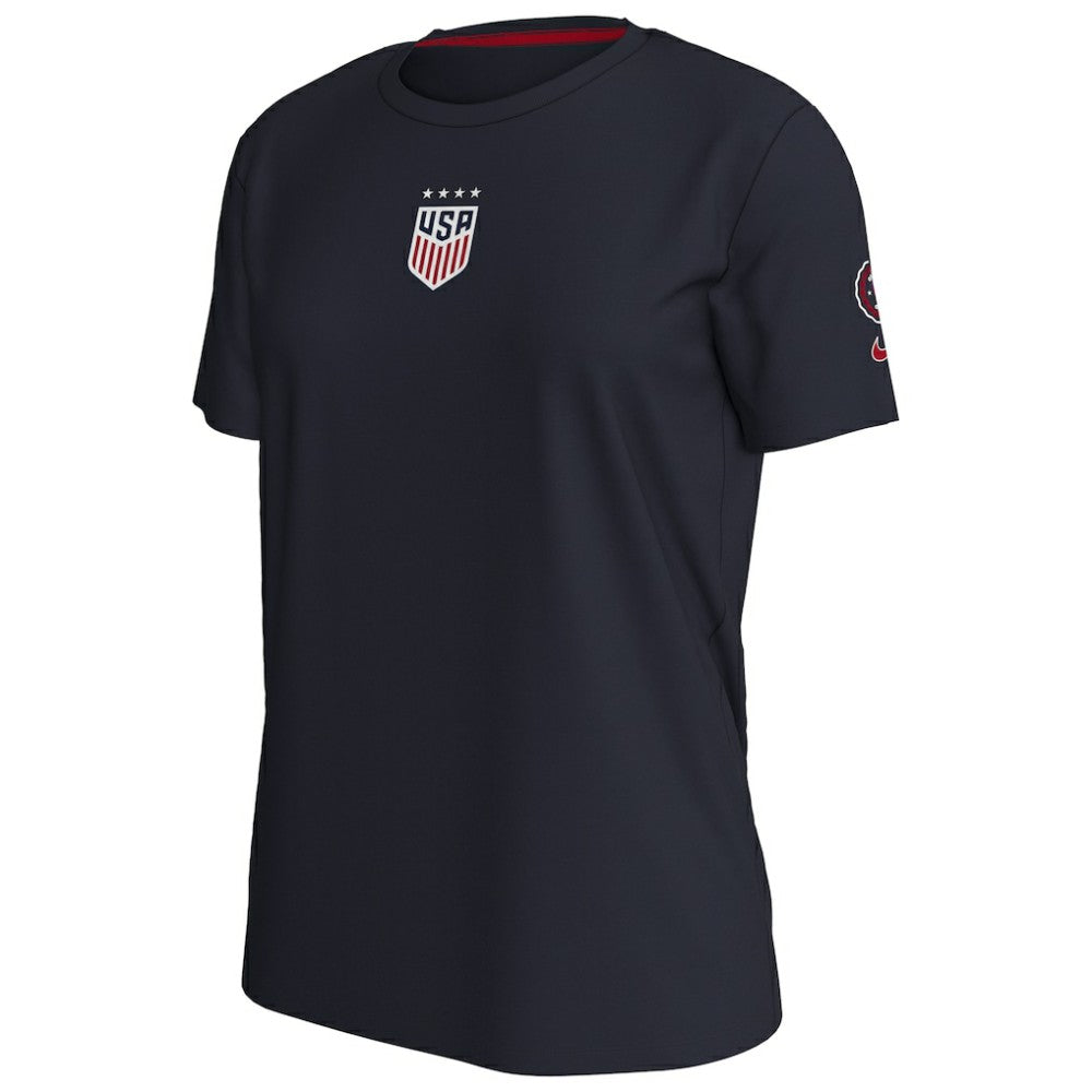 USWNT Women's Crest T-Shirt - Nike Navy