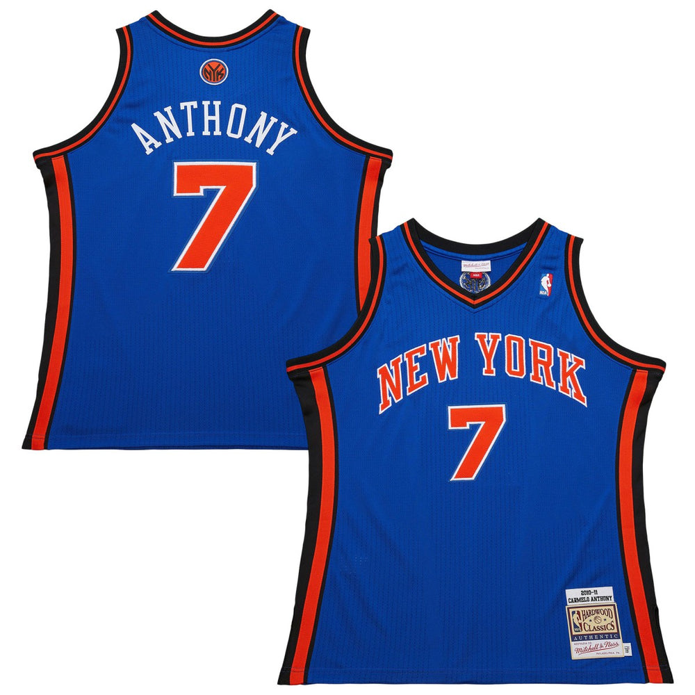 NBA Carmelo Anthony New York Knicks 2010/11 Hardwood Classics Authentic Jersey