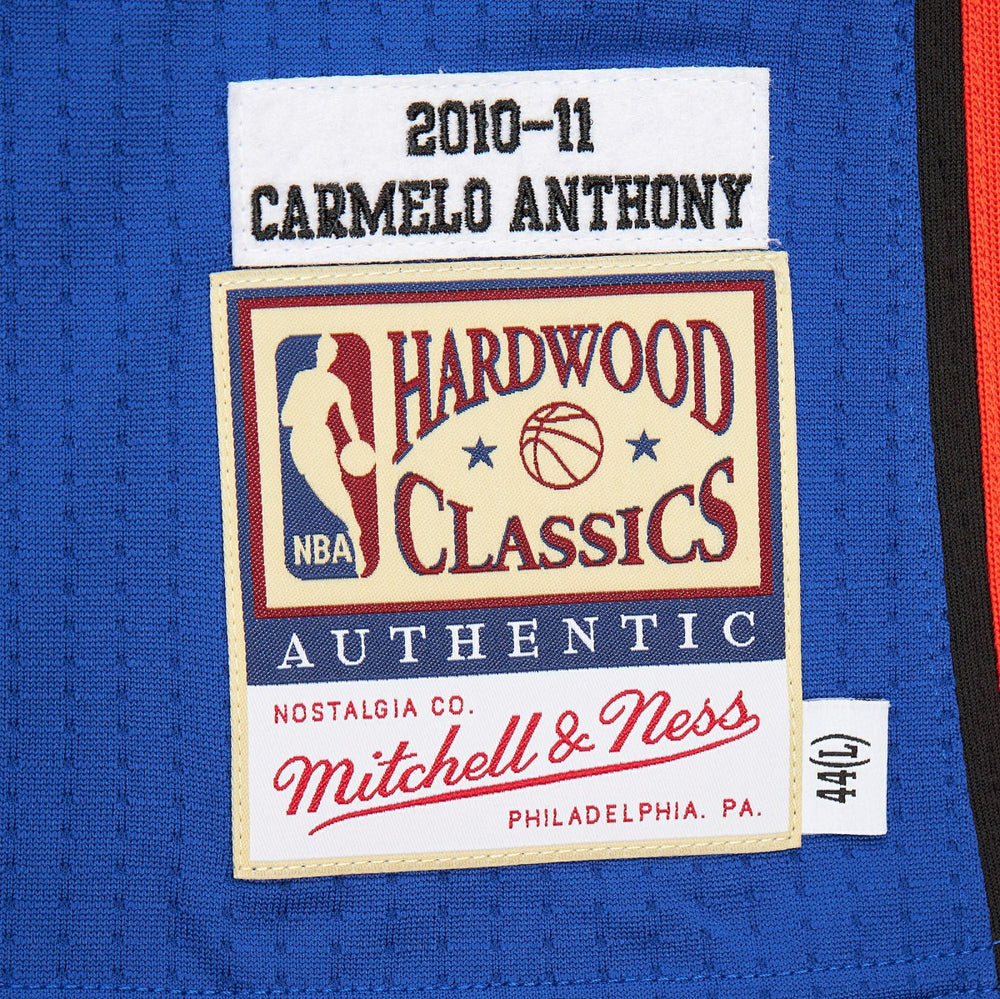 NBA Carmelo Anthony New York Knicks 2010/11 Hardwood Classics Authentic Jersey