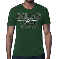 NHL Kelly Green Dallas Stars Starter Mesh Look Team Name T-Shirt