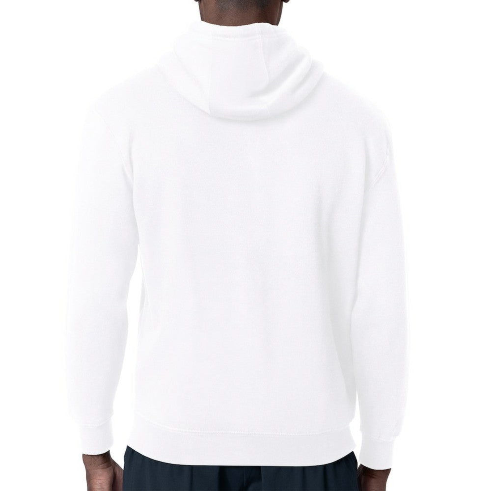NHL White Carolina Hurricanes Starter Mesh Look Team Name Logo Tri-Blend Pullover Hoodie