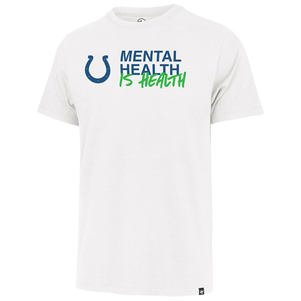 '47 Unisex Mental Health is Health Kicking the Stigma Franklin T-Shirt - Indianapolis Colts