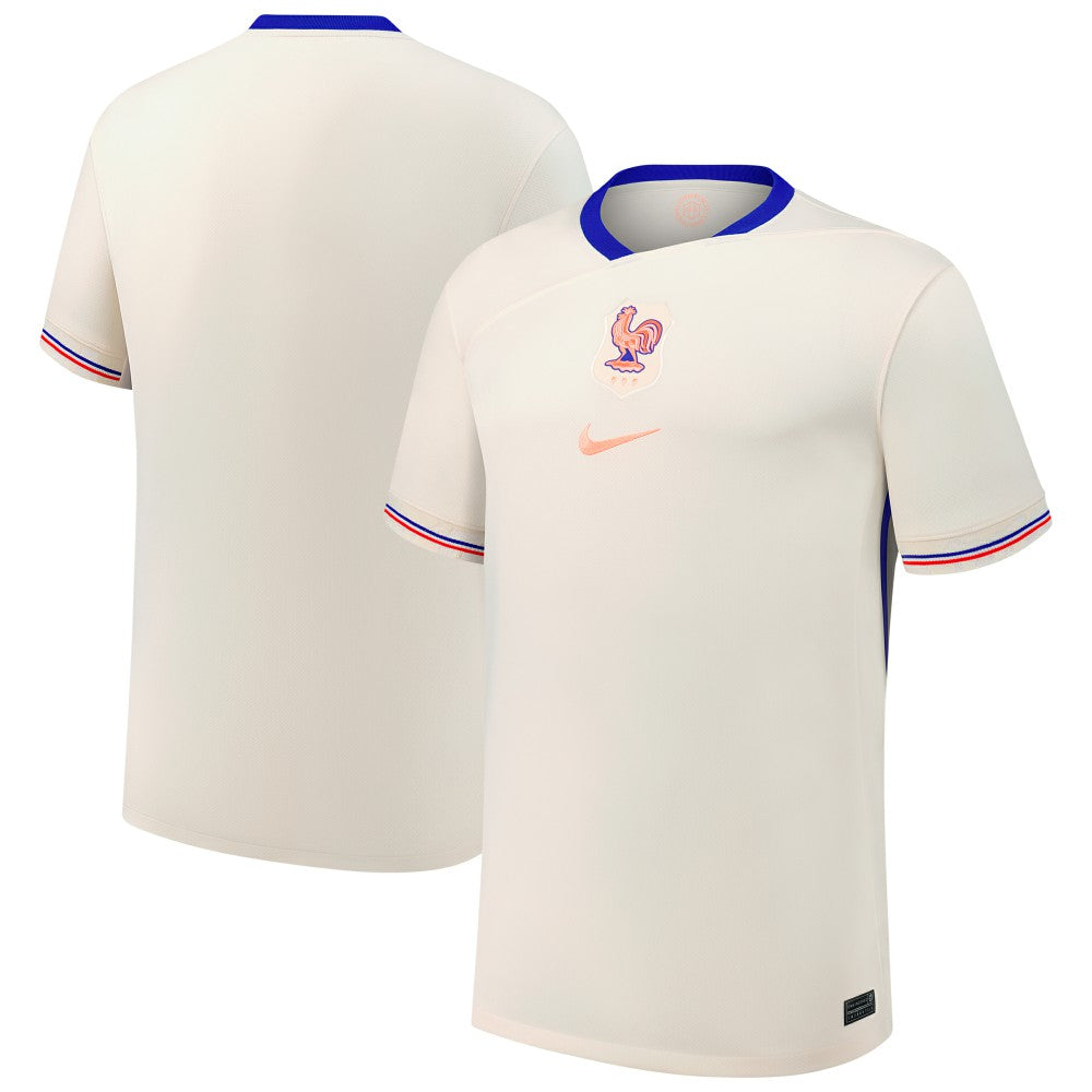 France Women's National Team 2025/26 Away Replica Jersey - Nike Cream