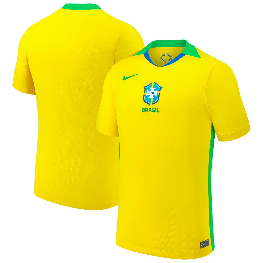 Brazil Women's National Team 2025/26 Home Replica Jersey - Nike Yellow