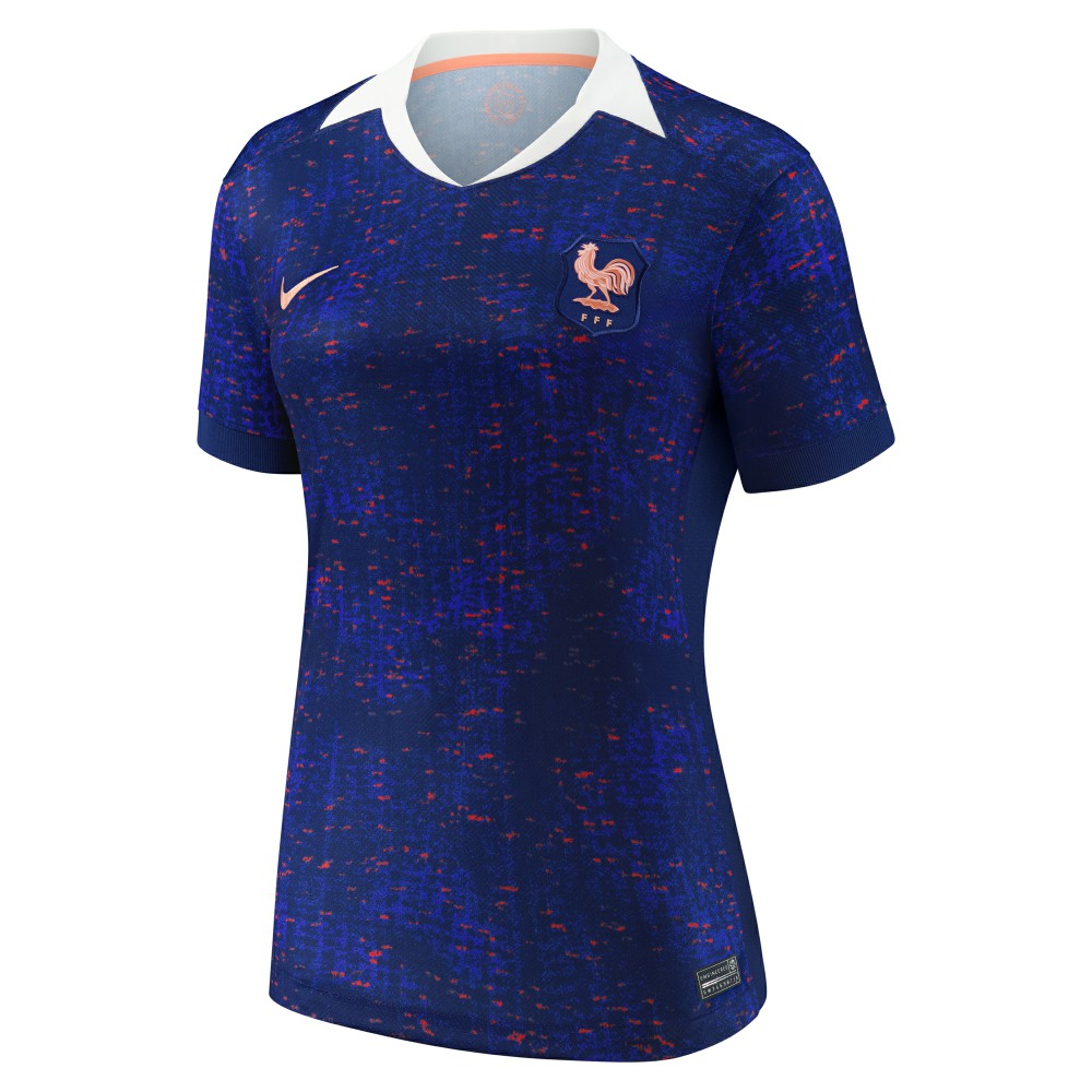 France Women's National Team Women's 2025/26 Home Replica Jersey - Nike Blue