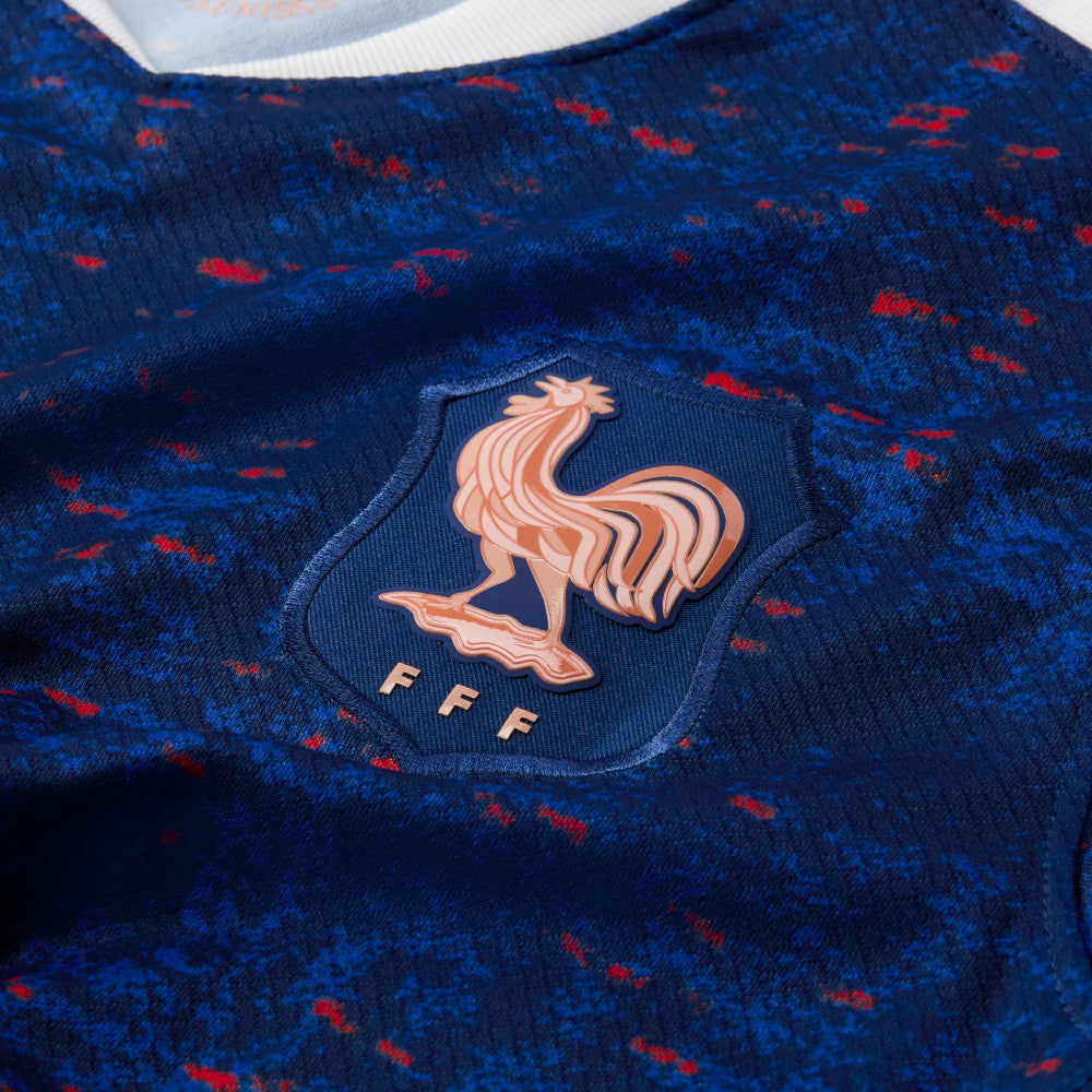 France Women's National Team Women's 2025/26 Home Replica Jersey - Nike Blue