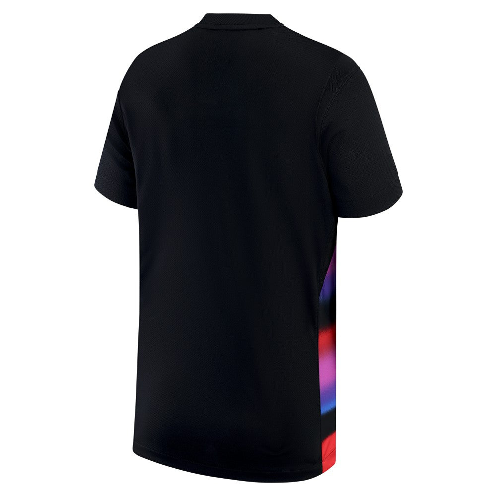 England Women's National Team Women's 2025/26 Away Replica Jersey - Nike Black