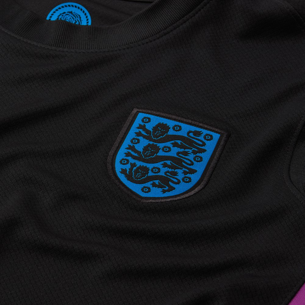 England Women's National Team Women's 2025/26 Away Replica Jersey - Nike Black