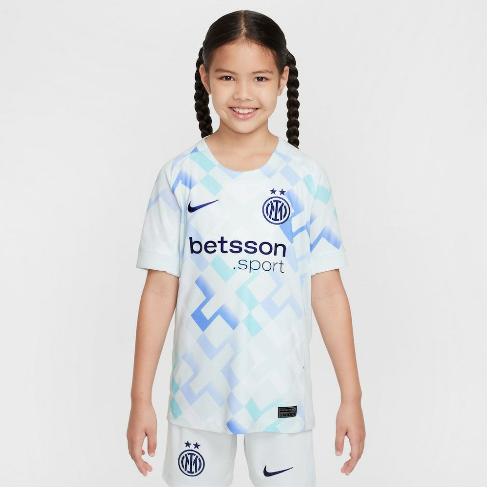 Inter Milan Youth 2025/26 Away Replica Jersey - Nike Aqua