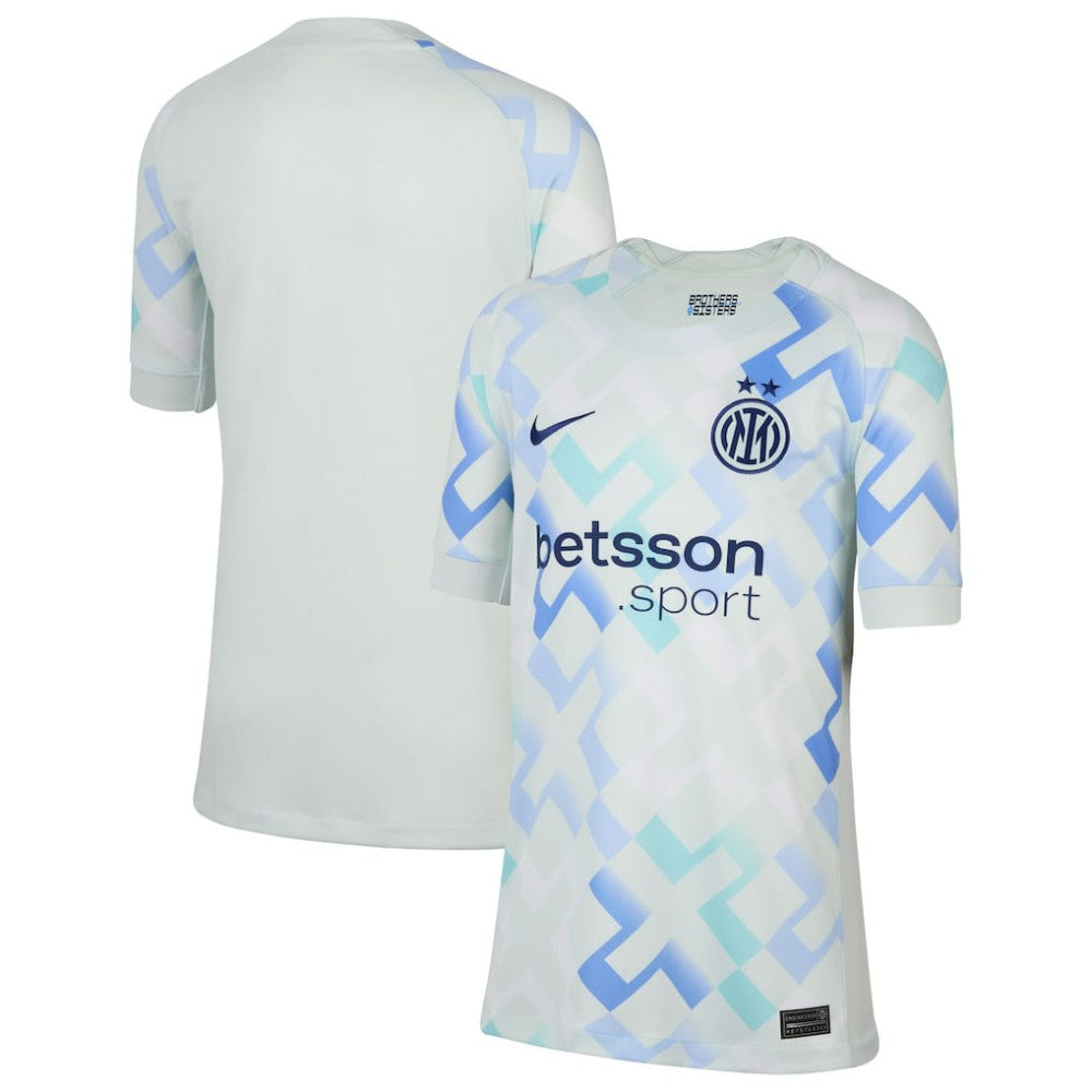 Inter Milan Youth 2025/26 Away Replica Jersey - Nike Aqua