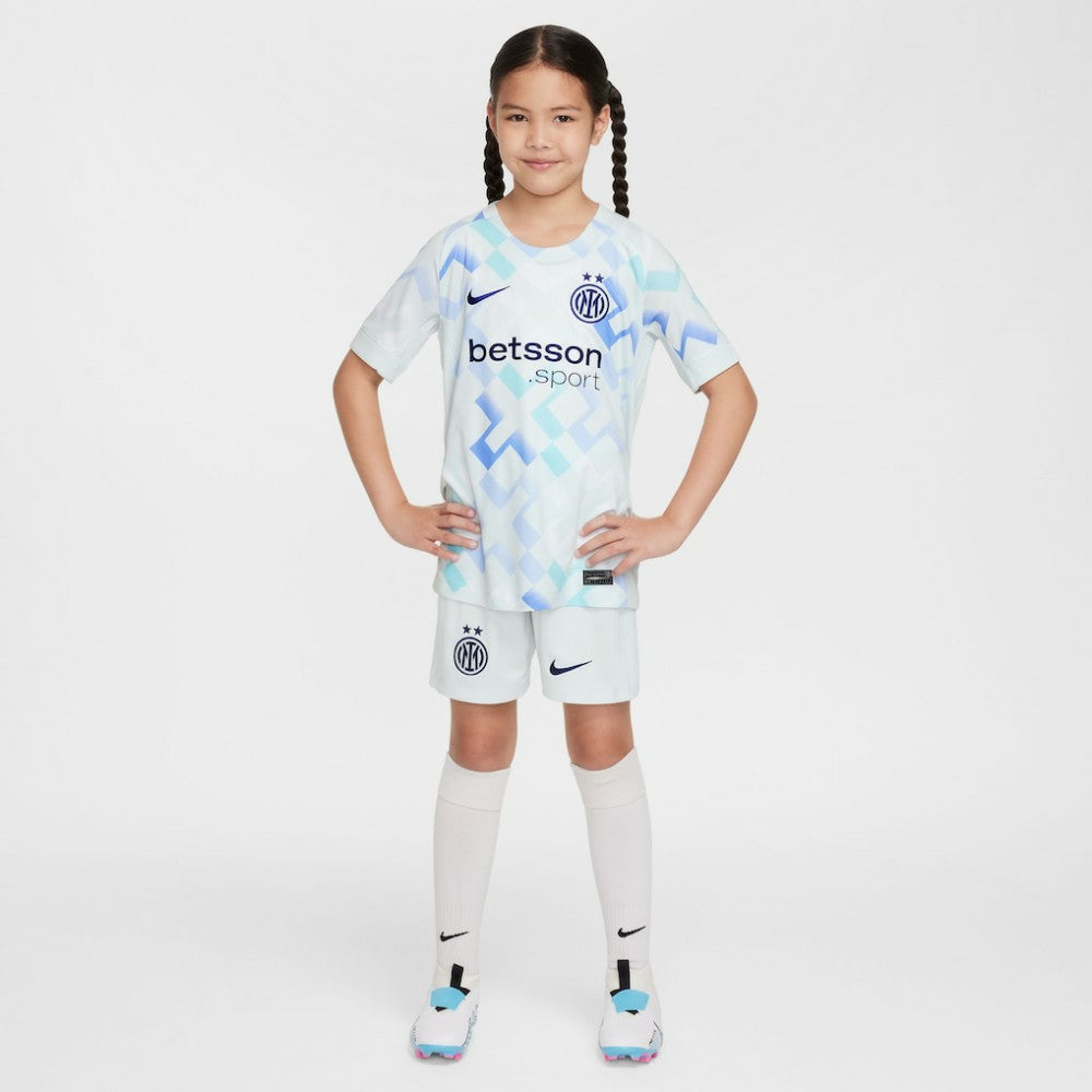 Inter Milan Youth 2025/26 Away Replica Jersey - Nike Aqua