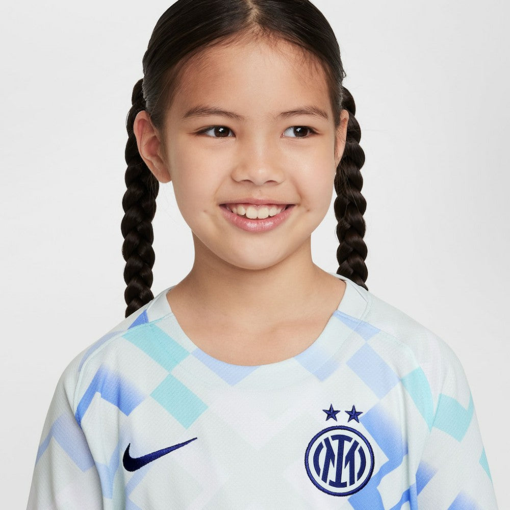 Inter Milan Youth 2025/26 Away Replica Jersey - Nike Aqua