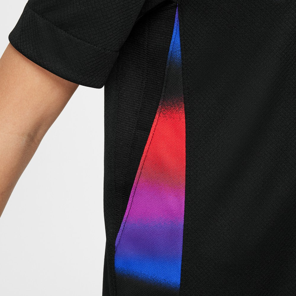 England Women's National Team Youth 2025/26 Away Replica Jersey - Nike Black