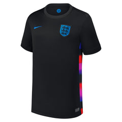 England Women's National Team Youth 2025/26 Away Replica Jersey - Nike Black