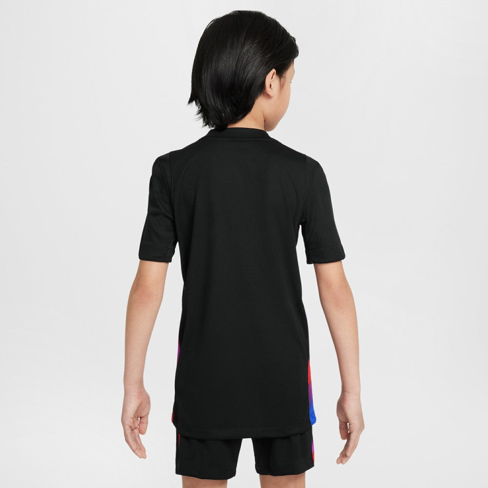 England Women's National Team Youth 2025/26 Away Replica Jersey - Nike Black