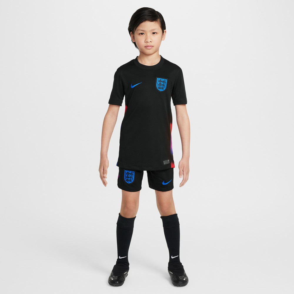 England Women's National Team Youth 2025/26 Away Replica Jersey - Nike Black