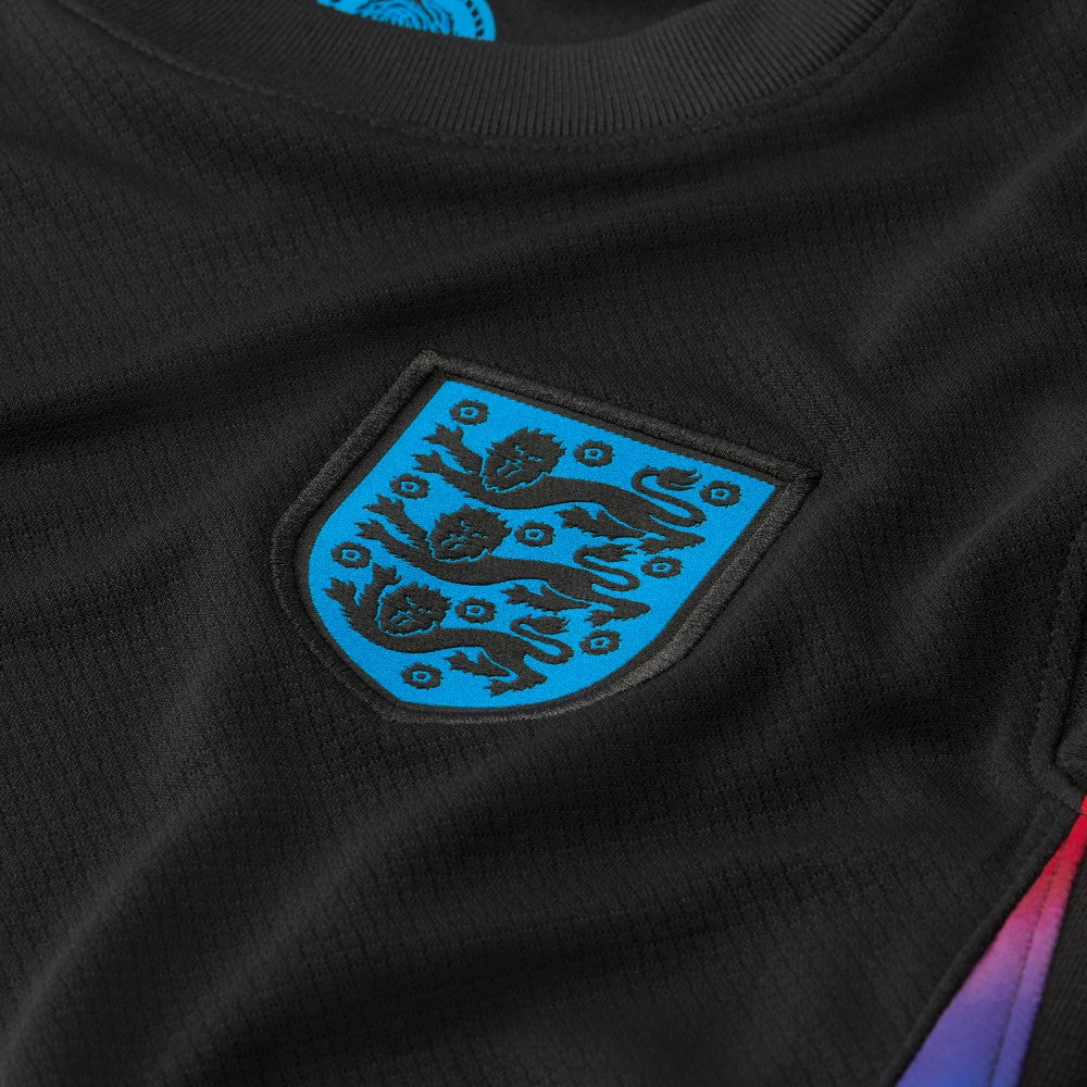 England Women's National Team Youth 2025/26 Away Replica Jersey - Nike Black