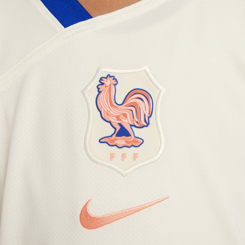 France Women's National Team Youth 2025/26 Away Replica Jersey - Nike Cream