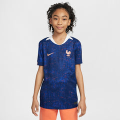 France Women's National Team Youth 2025/26 Home Replica Jersey - Nike Blue