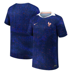 France Women's National Team Youth 2025/26 Home Replica Jersey - Nike Blue