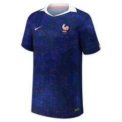 France Women's National Team Youth 2025/26 Home Replica Jersey - Nike Blue
