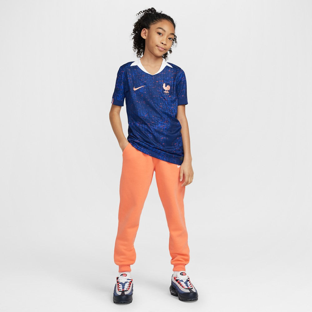 France Women's National Team Youth 2025/26 Home Replica Jersey - Nike Blue
