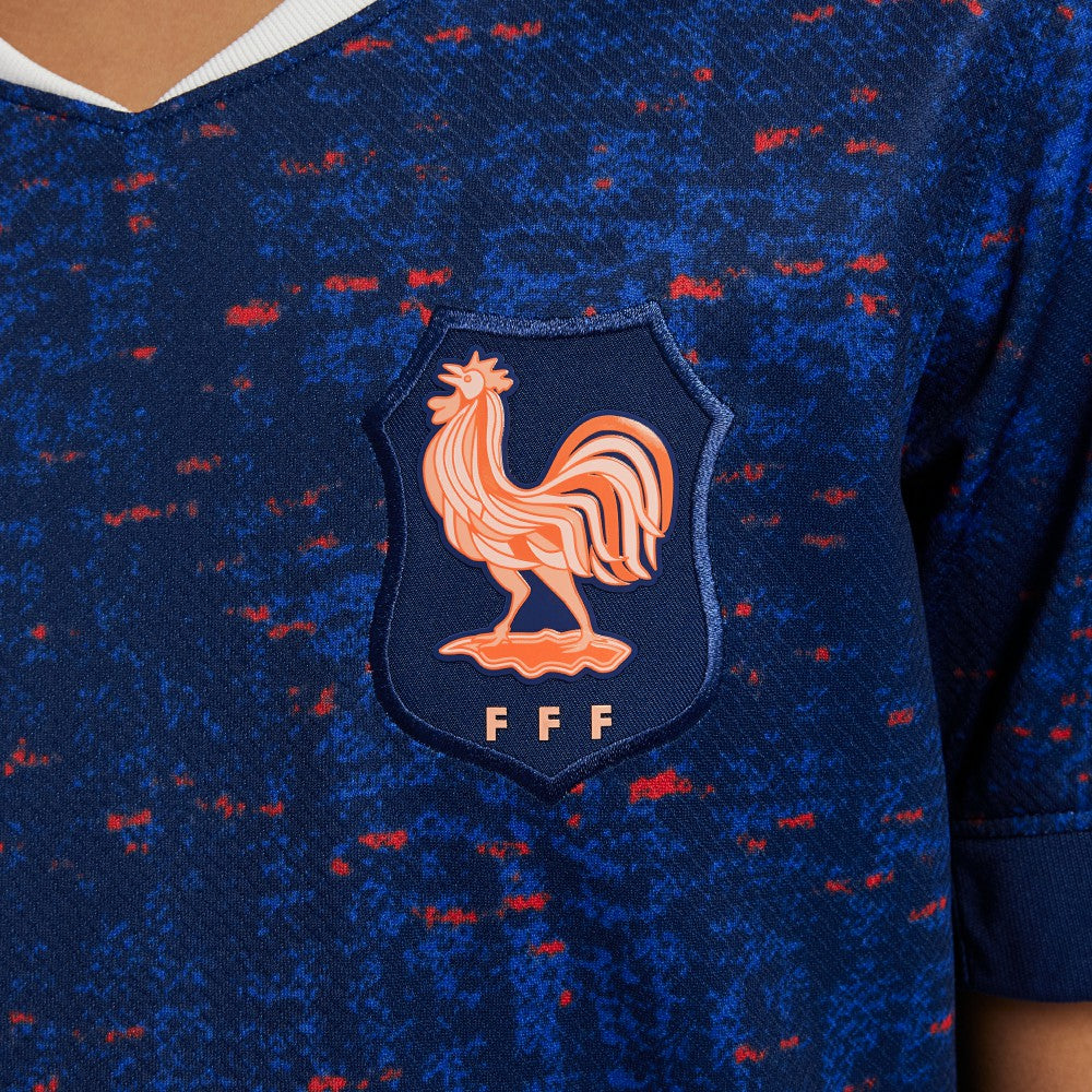 France Women's National Team Youth 2025/26 Home Replica Jersey - Nike Blue