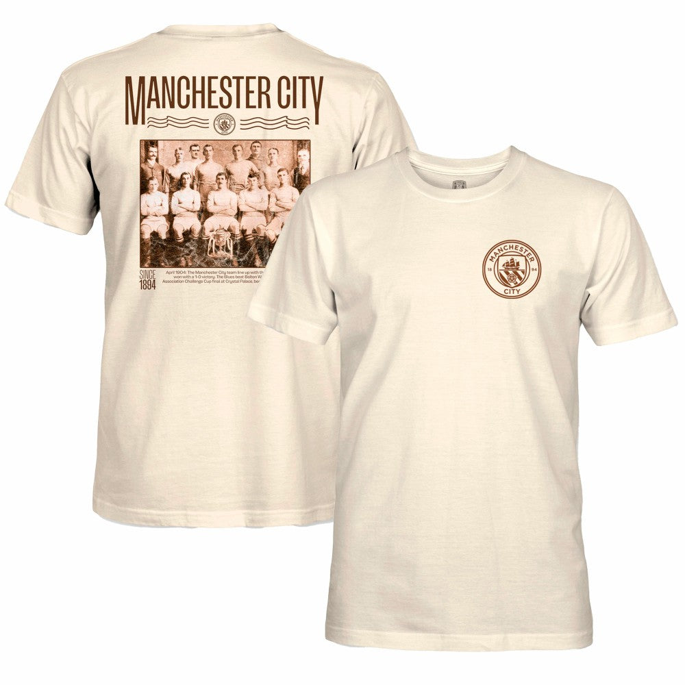 Manchester City 1863FC Vintage Photo T-Shirt -  Natural