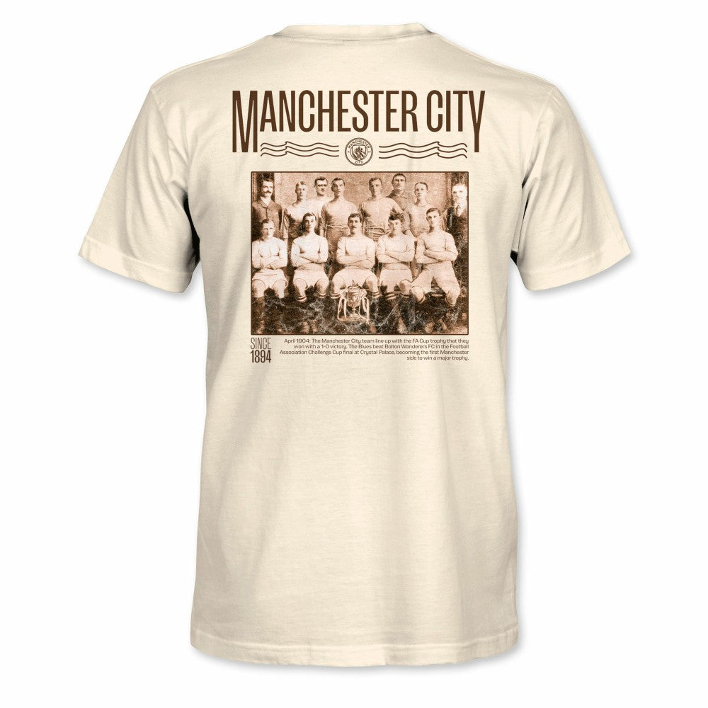 Manchester City 1863FC Vintage Photo T-Shirt -  Natural