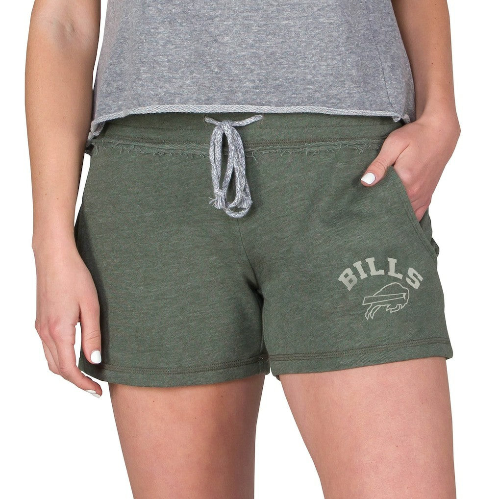 Concepts Sport Women's Mainstream French Terry Tri-Blend Shorts - Buffalo Bills