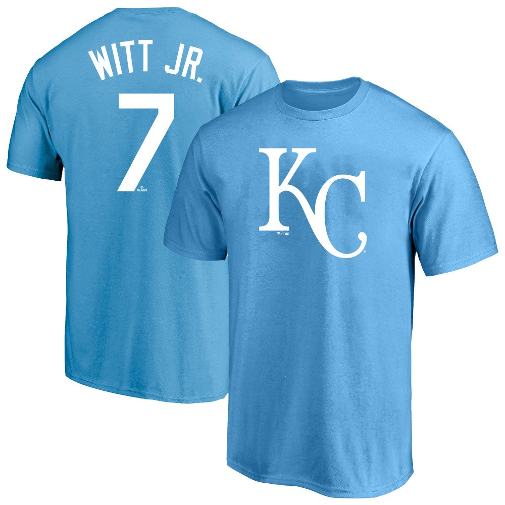 MLB Bobby Witt Jr. Kansas City Royals Fanatics Big & Tall Name & Number T-Shirt