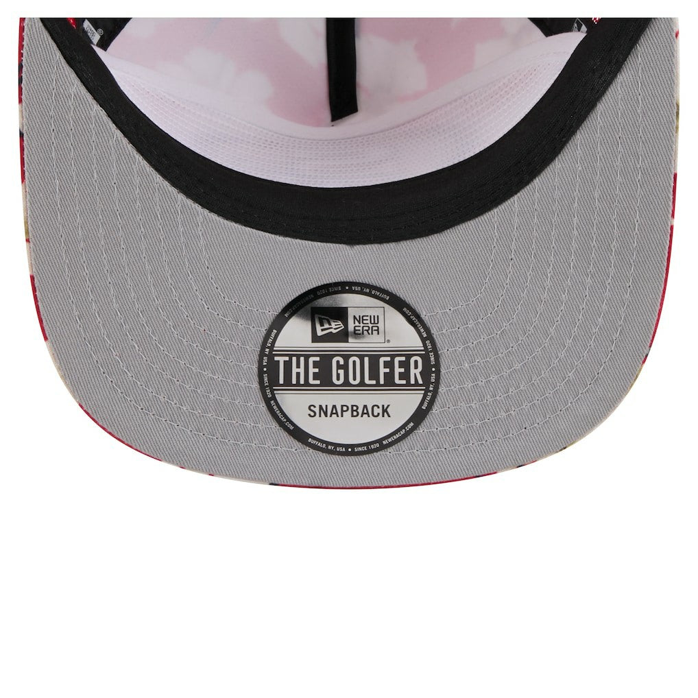 Adventure Pattern Golfer Snapback Hat - San Francisco 49ers