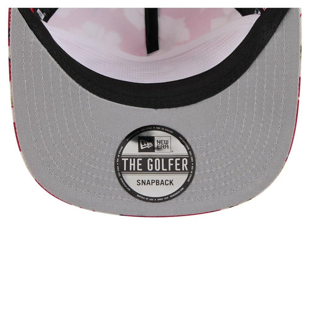 Adventure Pattern Golfer Snapback Hat - San Francisco 49ers