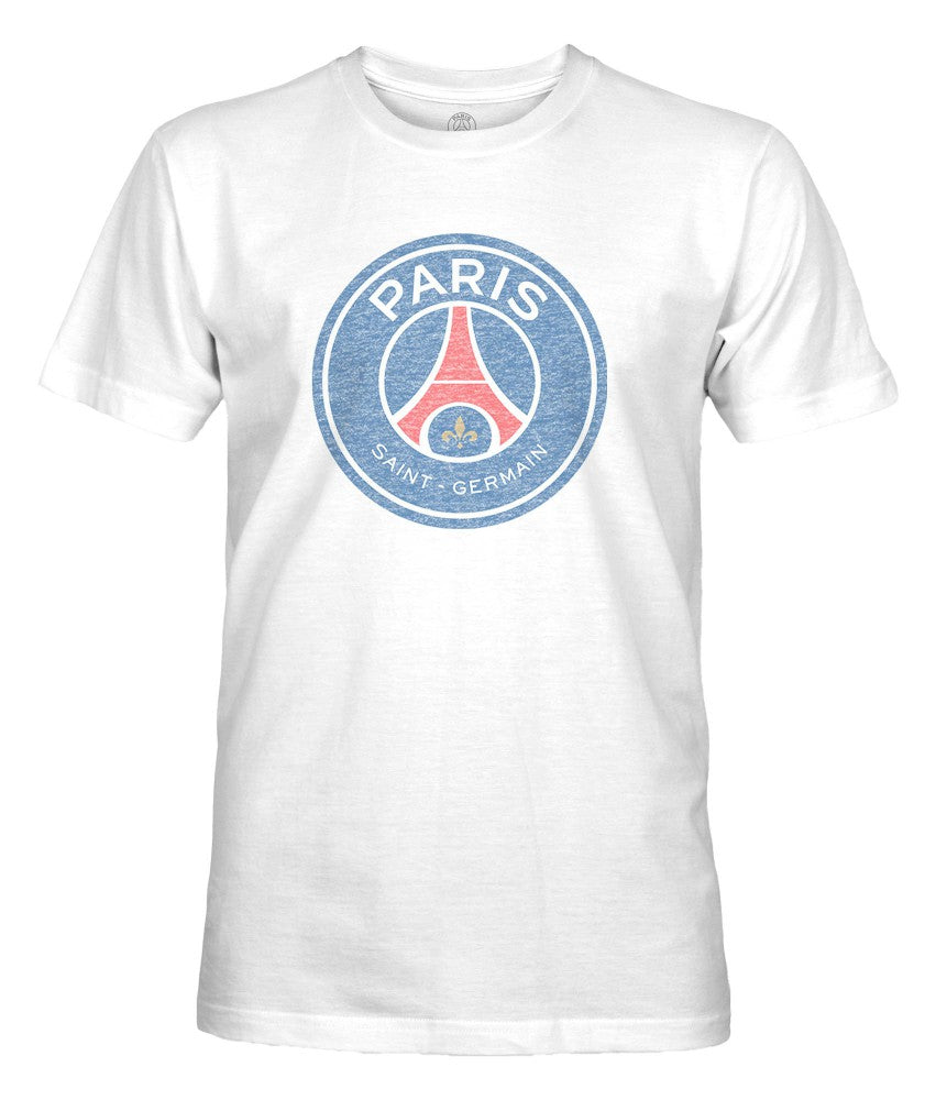 Paris Saint-Germain 1863FC Color Badge T-Shirt -  White