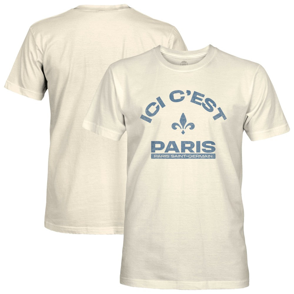 Paris Saint-Germain 1863FC Team Arch T-Shirt -  Tan