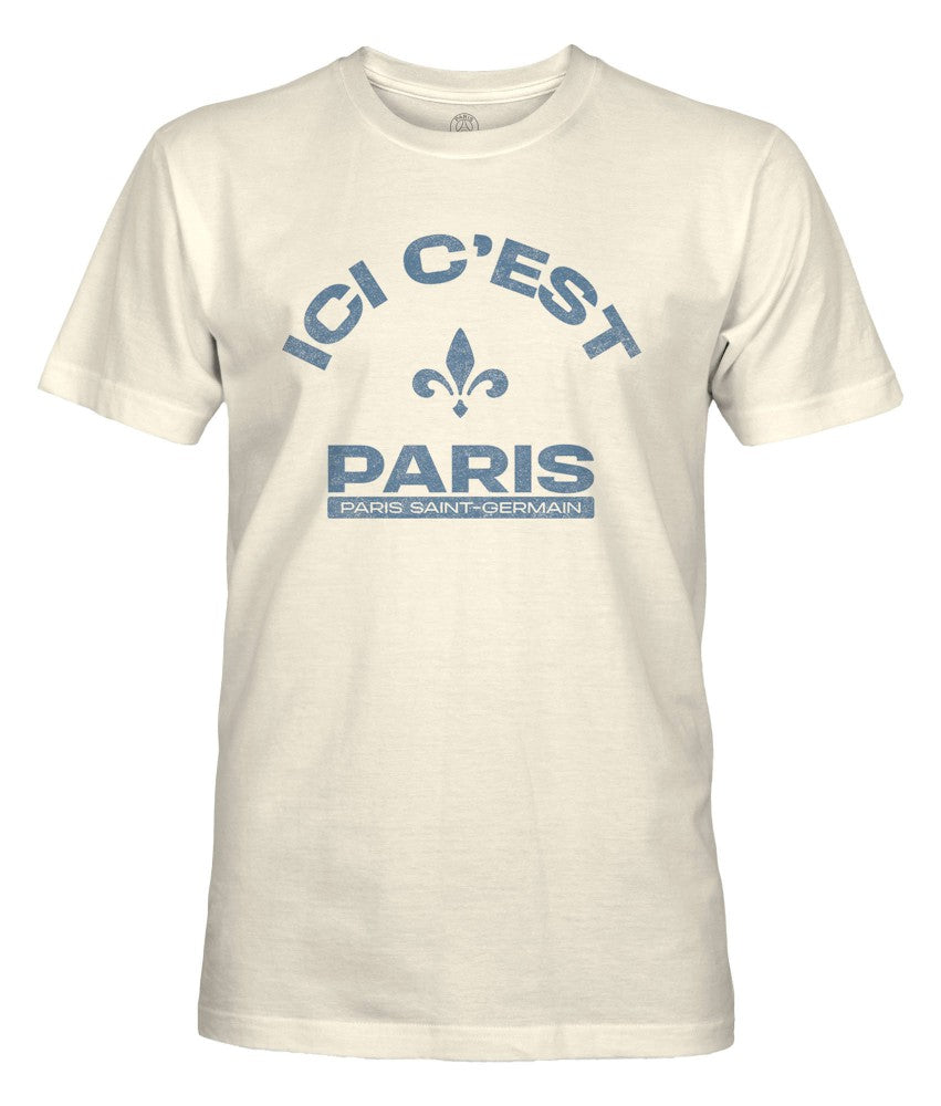 Paris Saint-Germain 1863FC Team Arch T-Shirt -  Tan