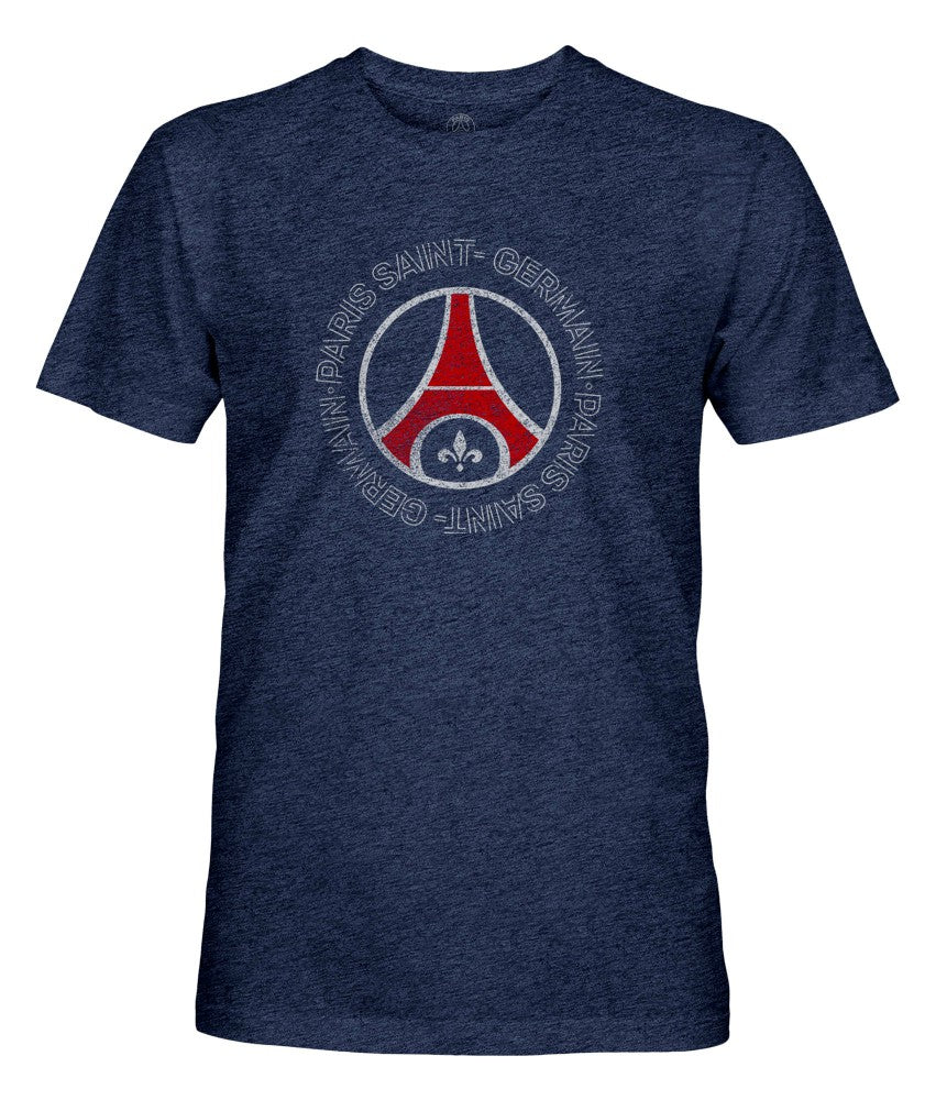 Paris Saint-Germain 1863FC Roundabout Vintage Tri-Blend T-Shirt -  Navy