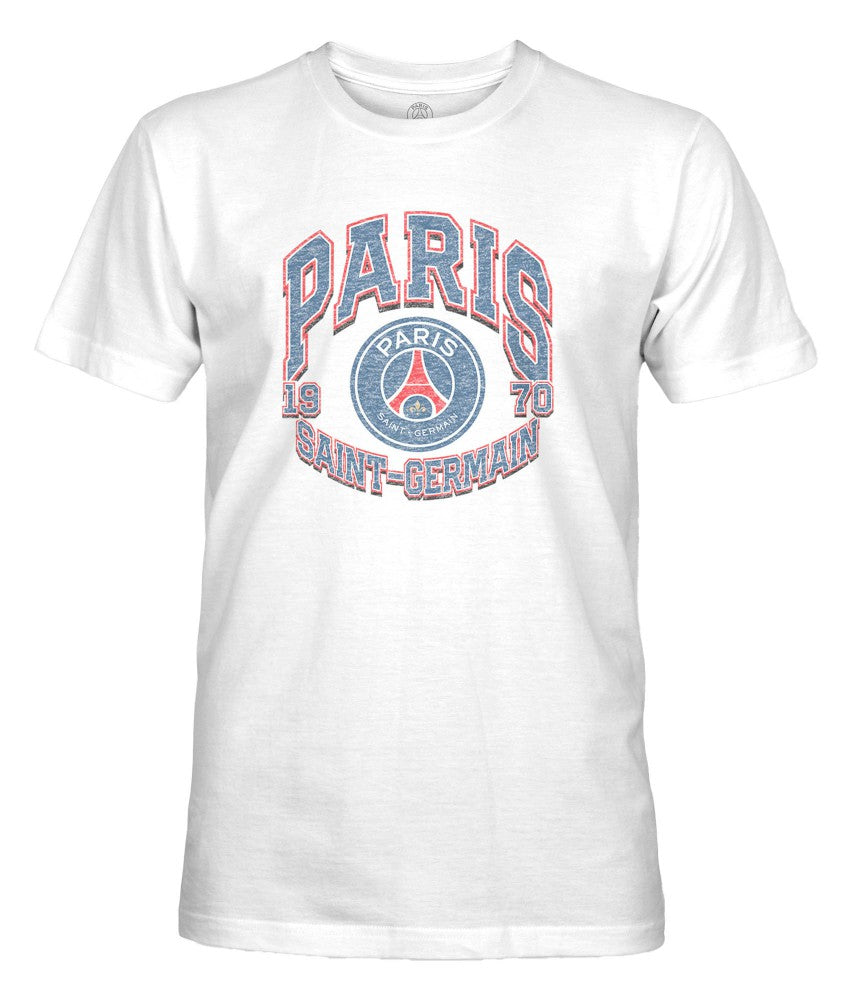Paris Saint-Germain 1863FC Retro Wordmark T-Shirt -  White
