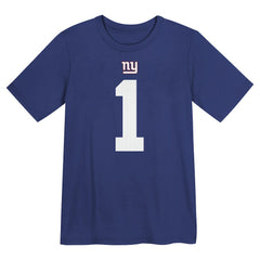 Malik Nabers  Preschool Name & Number T-Shirt - New York Giants
