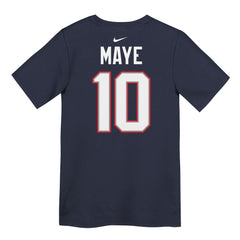Drake Maye  Preschool Player Name & Number T-Shirt - New England Patriots