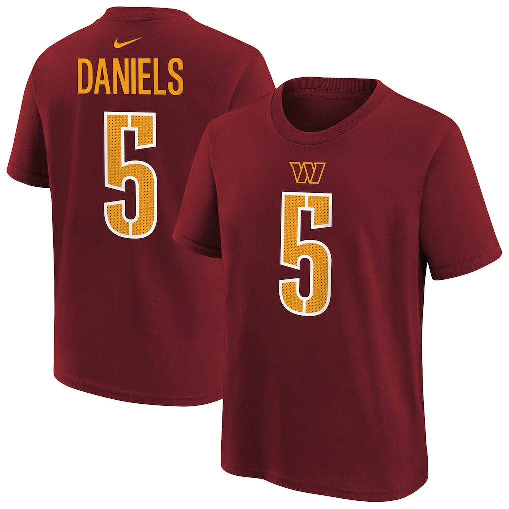 Jayden Daniels  Preschool Player Name & Number T-Shirt - Washington Commanders