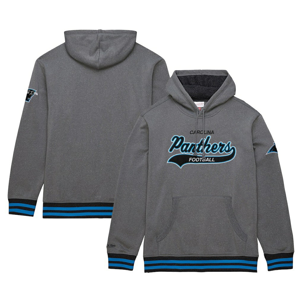 Vintage Logo Snow Washed Fleece Pullover Hoodie - Carolina Panthers