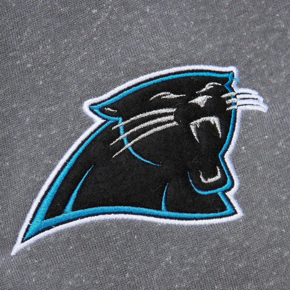Vintage Logo Snow Washed Fleece Pullover Hoodie - Carolina Panthers