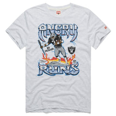 Bo Jackson  Homage Unisex Retro Angry Runs Tri-Blend T-Shirt - Las Vegas Raiders