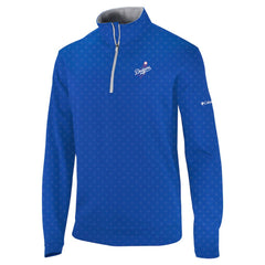 MLB Los Angeles Dodgers Columbia Wickham Hills Omni-Wick Quarter-Zip Jacket