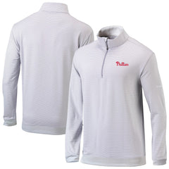 MLB Philadelphia Phillies Columbia Omni-Wick Even Lie Quarter-Zip Pullover Top