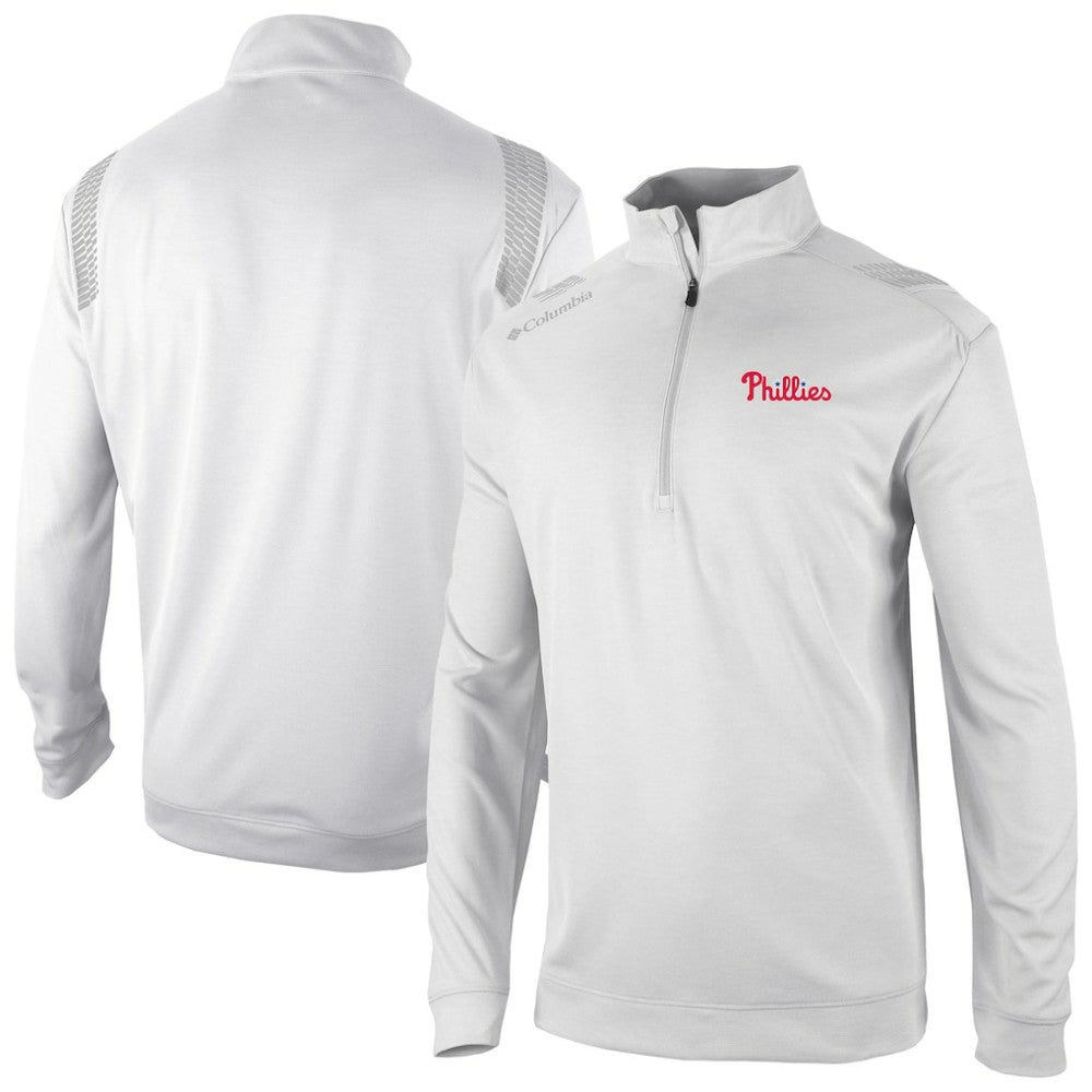 MLB Philadelphia Phillies Columbia Oakland Downs Omni-Wick Quarter-Zip Top