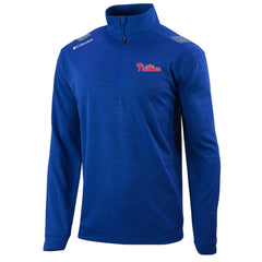 MLB Philadelphia Phillies Columbia Oakland Downs Omni-Wick Quarter-Zip Top