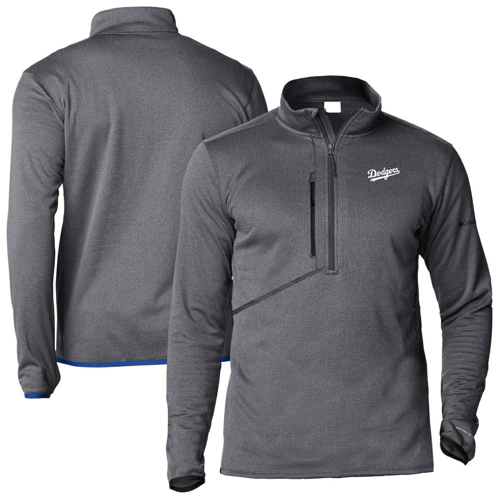 MLB Los Angeles Dodgers Columbia Park View Omni-Wick Half-Zip Top