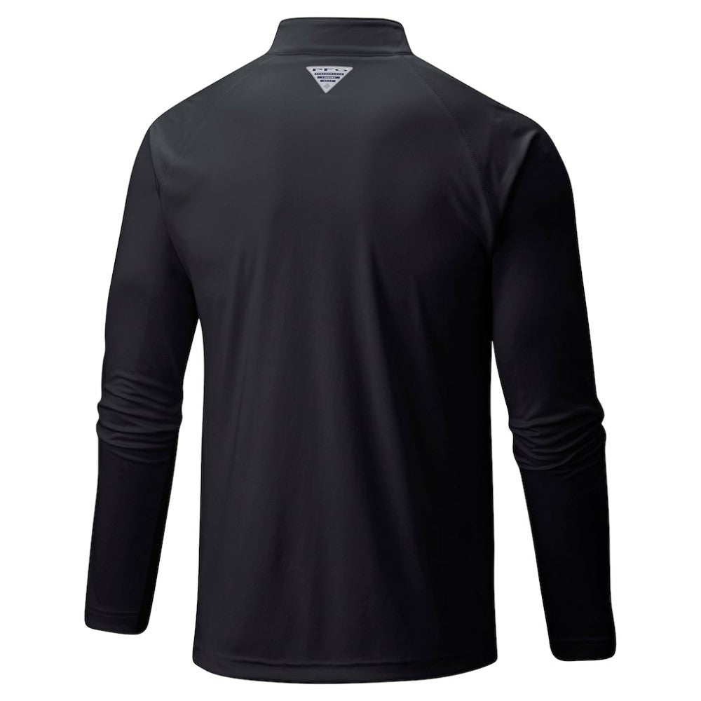 MLB Los Angeles Dodgers Columbia Terminal Tackle Raglan Omni-Shade Quarter-Zip Pullover Top